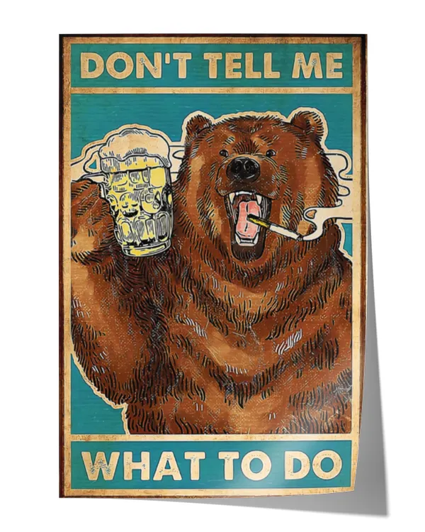 Don't Tell Me What To Do - Satin Portrait Posters for Home Decor