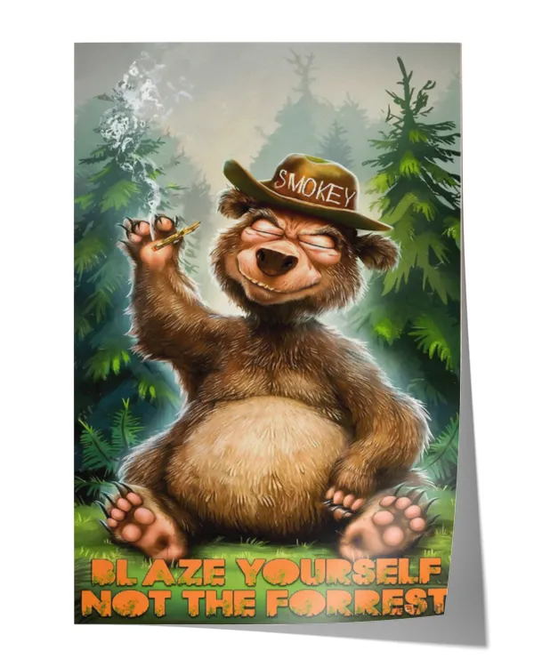 Blaze Yourself- Satin Portrait Posters for Home Decor