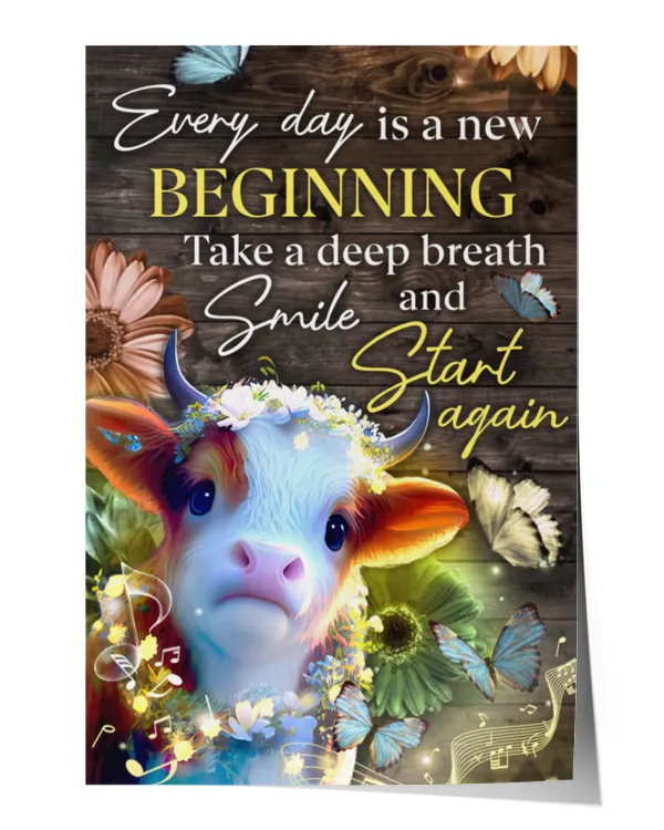 Cow Every Day Is A New Beginning