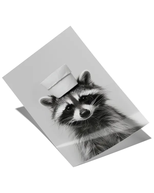 Raccoon Ready for Anything 3 Poster