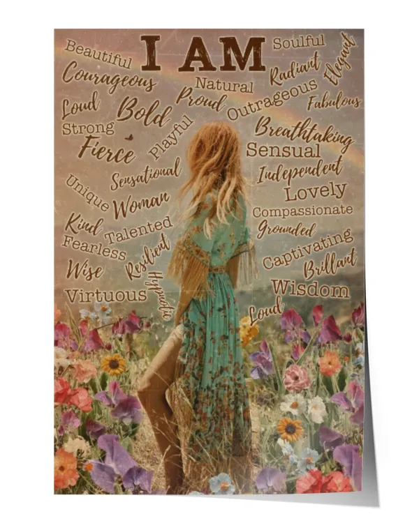 Satin Portrait Poster (12x18in)