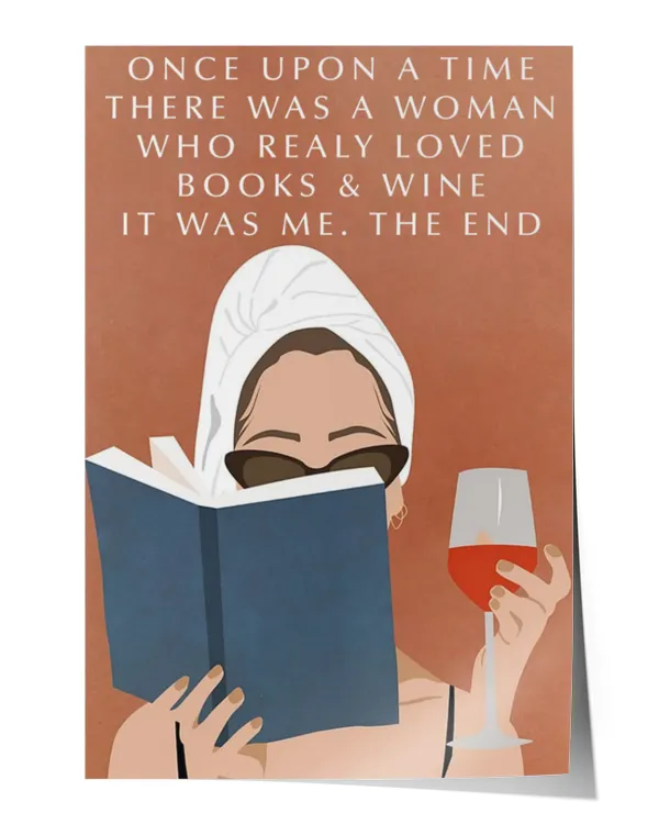 There Was A Woman Who Really Loved Books & Wine