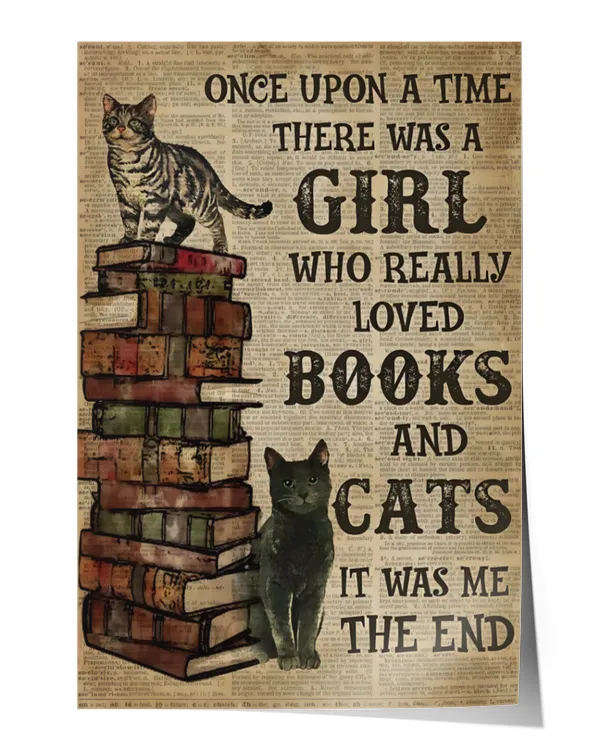 There Was A Woman Who Really Loved Books And Cats