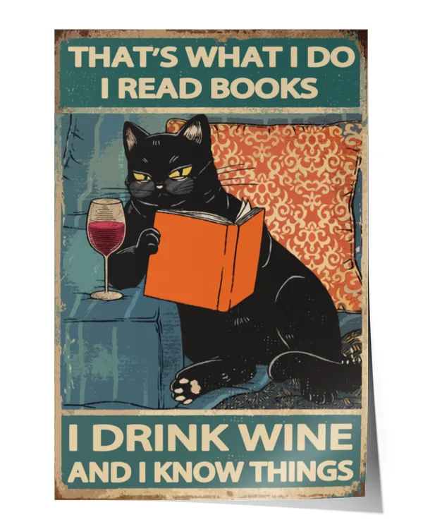 That's What I Do I Read Books I Drink Wine And I Know Things