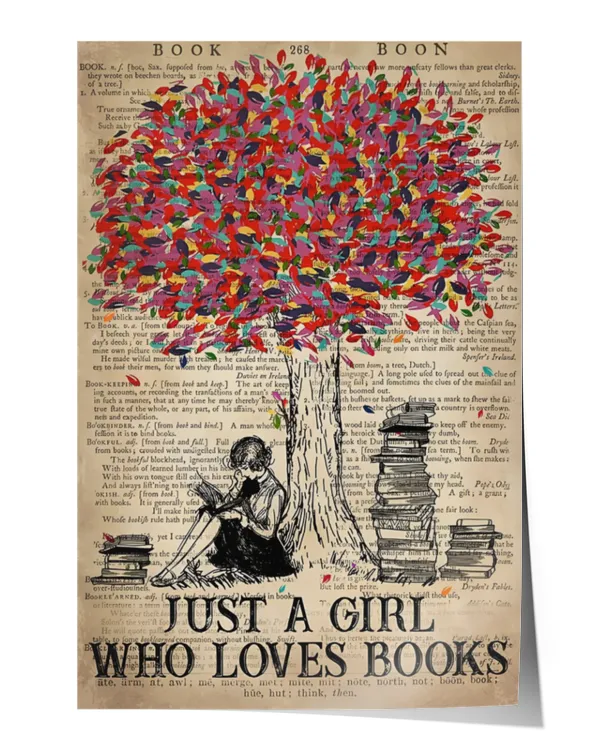 ETTA131 Just A Girl Who Loves Books