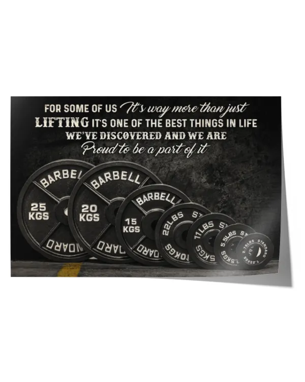 home decor wall posters weight lift for some of us horizontal poster ideal gift