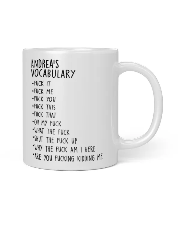 US Vocabulary Andrea Mug