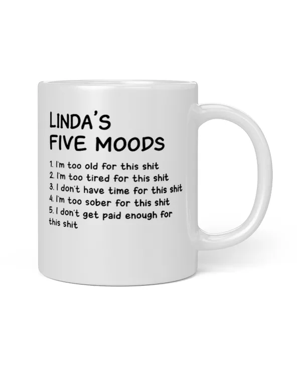 US Five Moods Linda Mug