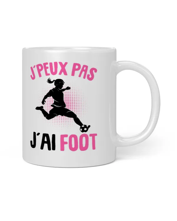 J'Peux Pas J'Ai Foot Football Enfant Garçon Humour Joueur