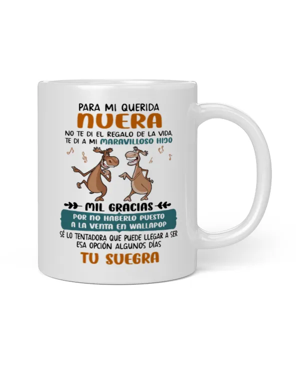 ES - PARA MI QUERIDA [NOMBRE / NUERA] NO TE DI EL REGALO DE LA VIDA, TE DI A MI MARAVILLOSO HIJO