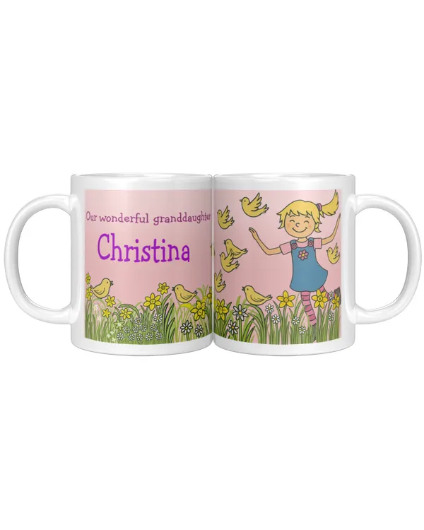 Granddaughter blond girls fun Gifts for Granddaughter