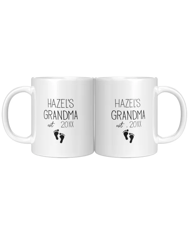 Soon To Be Grandma Promoted To Grandma Est 2024 Coffee Mug, Gifts for Grandma, Gift idea for Grandma