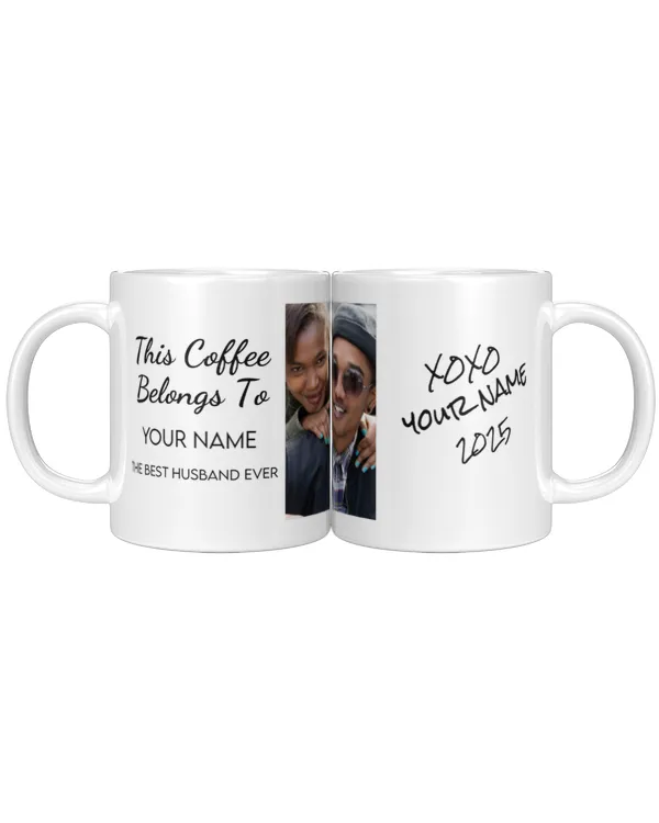 Best Husband Ever Personalized Photo Coffee Mug, Gifts For Husband, Gifts Idea For Husband