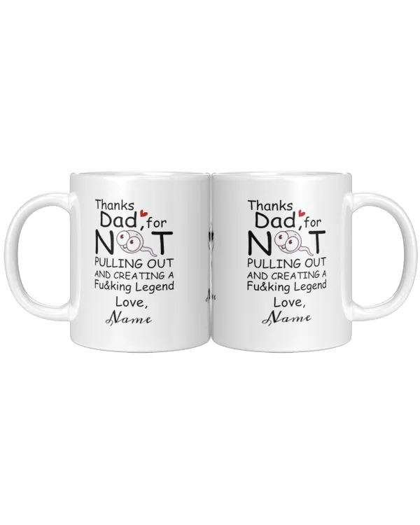 Personalized Thanks for creating a legend from son Coffee Mug, Gifts For Son, Gifts Idea For Son