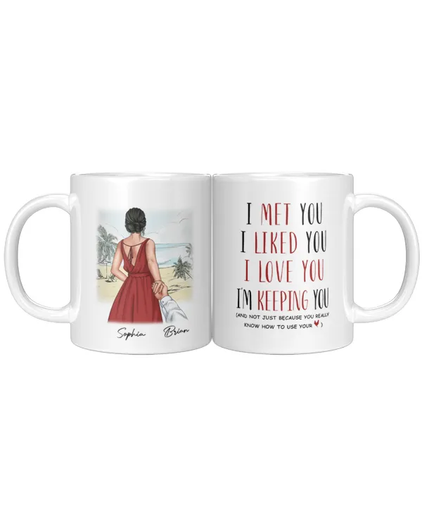 I'm Keeping You - Personalized Mug, Gifts For Husband, Gifts Idea For Husband