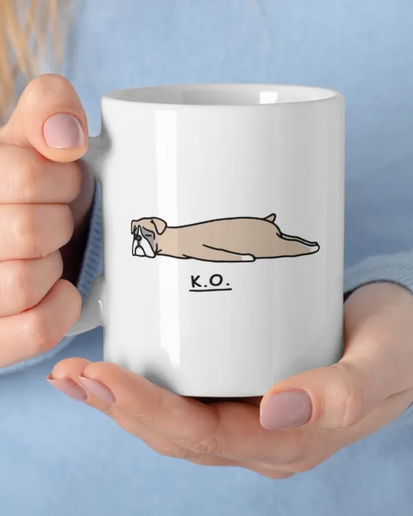 Boxer KO mug