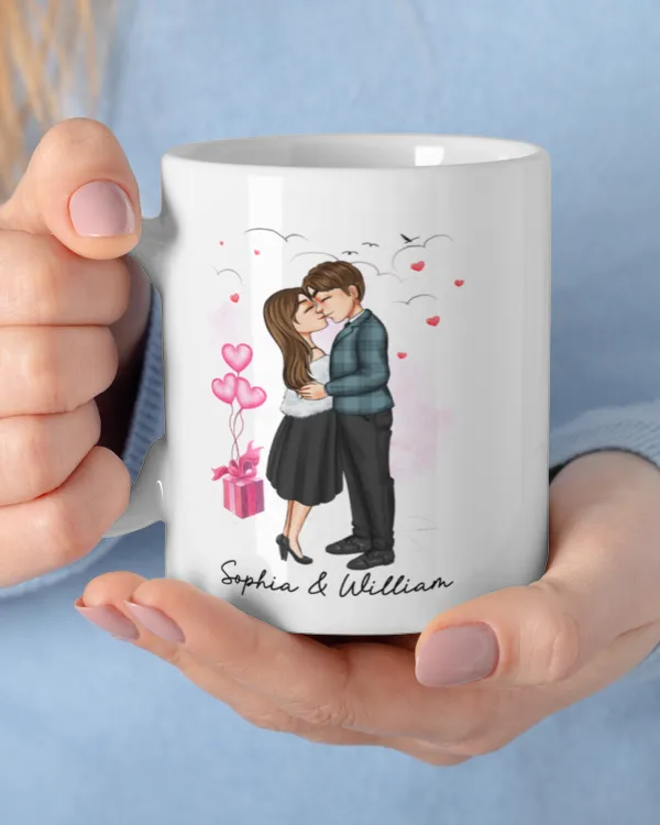 I Met You I Liked You I Love You Personalized Name Mug, Gifts For Boyfriend, Gifts Idea For Boyfriend