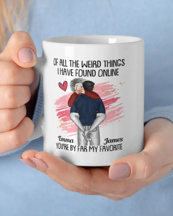 You're By Far My Favorite - Personalized Mug, Gift For Boyfriend, Gift Idea For Boyfriend