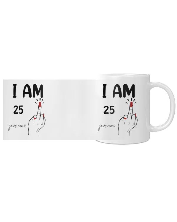 F*Cking Turning Age, Birthday Gifts, Women Personalized Mug, Gifts For Mom, Gifts Idea For Mom, Mother's Day Gift