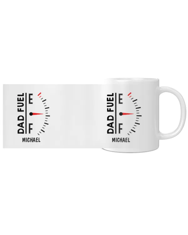 Dad Fuel Funny Father's Day Birthday Personalized Giant Coffee Mug, Gift For Dad, Gift Idea For Dad