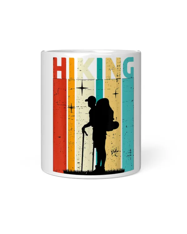 Hiking Go Hiking Hiking Mountains Lover Forest Outdoor Camper Magic Mug