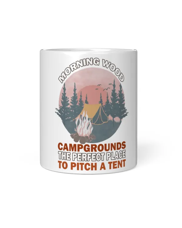 Morning Wood Campgrounds Coffee Mug