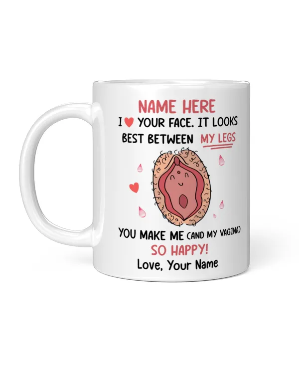 I Love Your Face. It Look Best Between My Legs, You Make Me So Happy. Gift for Dad, Father's Day Gift, Birthday Gift Funny Dinosaur Mug, Mug For Dad
