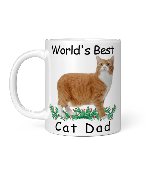 World's Best Manx Cat Red Dad