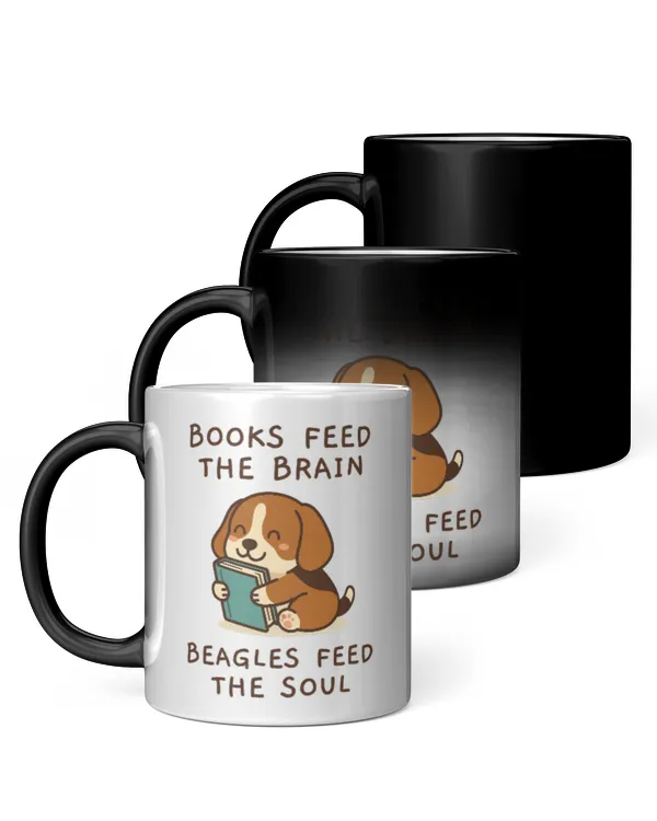 Books Feed The Brain Beagles Feed The Soul
