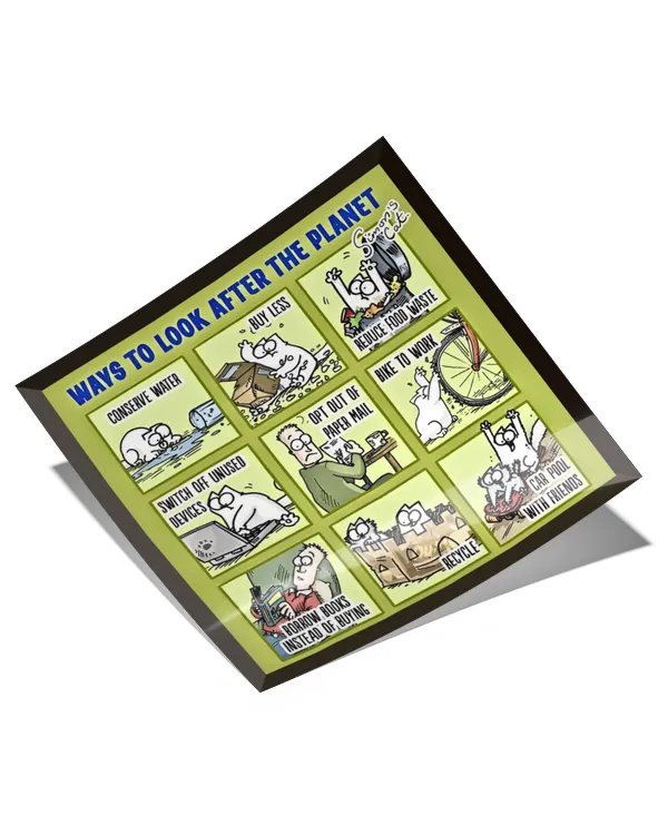 Satin Square Poster
