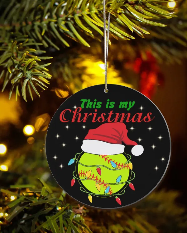 Acrylic Ornament - Circle