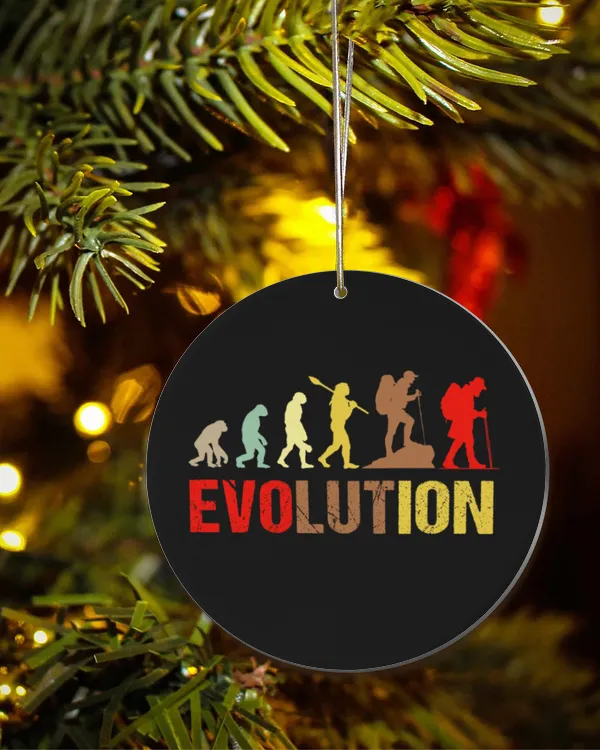 Hiking Trails - Hiking Evolution Ornament