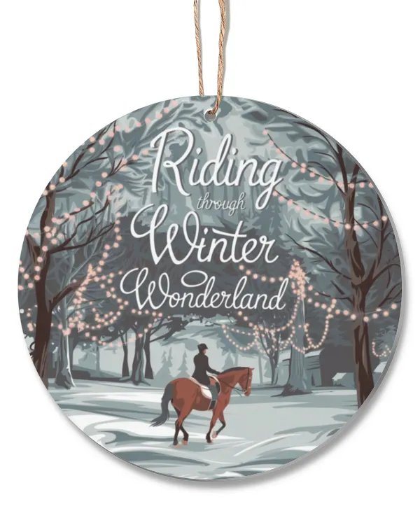 Acrylic Ornament - Circle