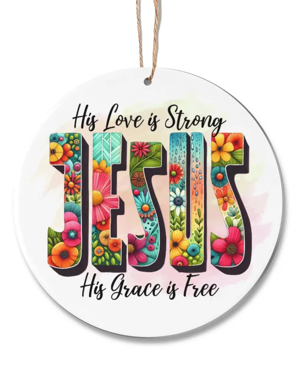 Acrylic Ornament - Circle