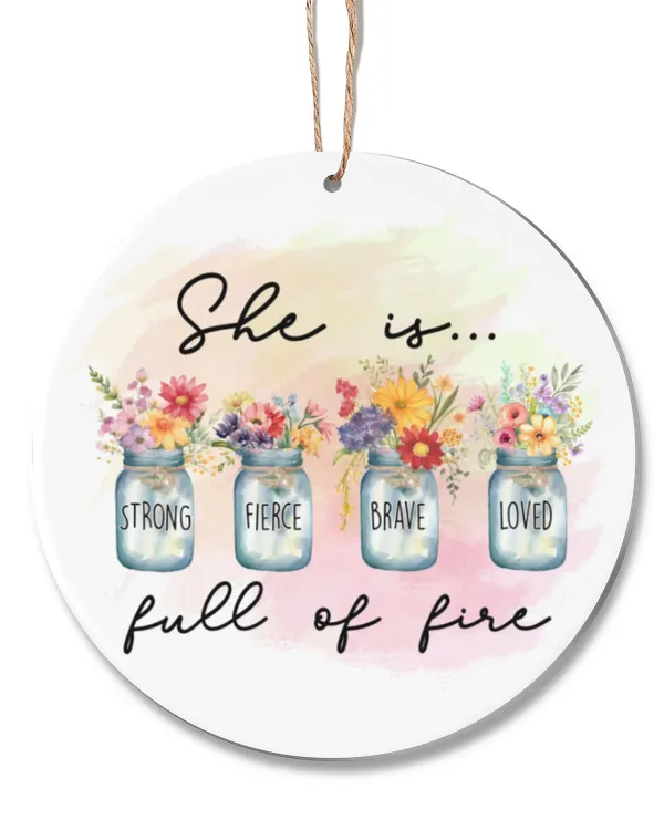 Acrylic Ornament - Circle