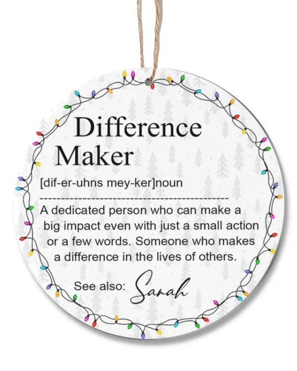 Acrylic Ornament - Circle