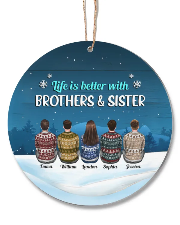 Acrylic Ornament - Circle