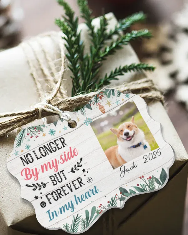 Forever In My Heart - Personalized Aluminum Ornament, Gifts For Dog Lovers, Gifts Idea For Dog Lovers