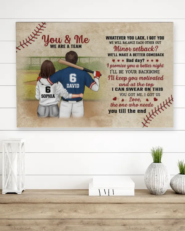 You Got Me I Got Us - Personalized Poster-Wrapped Canvas, Gifts For Boyfriend, Gifts Idea For Boyfriend