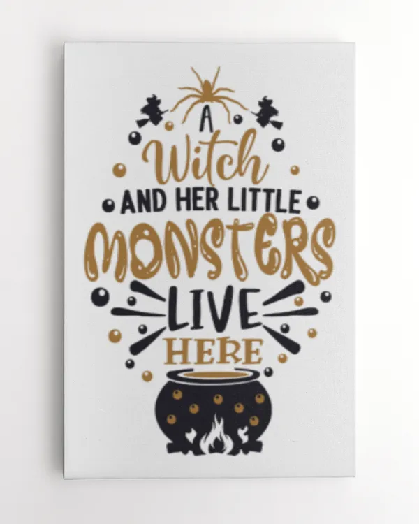 A Witch and her little monsters live here