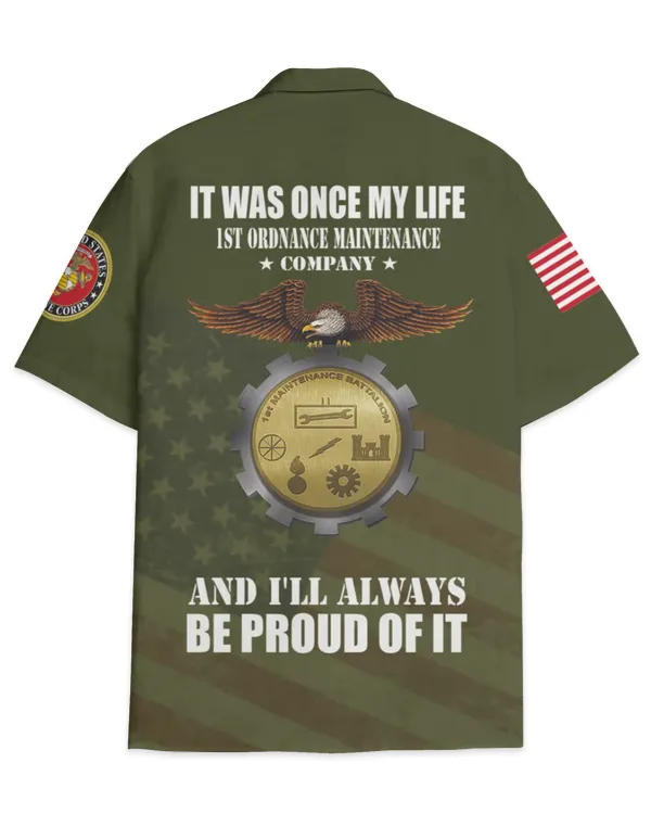 1st Ordnance Maintenance Company Hawaiian Shirt