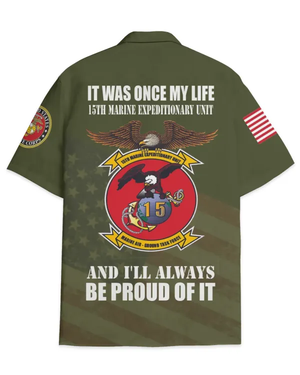 15th Marine Expeditionary Unit Hawaiian Shirt