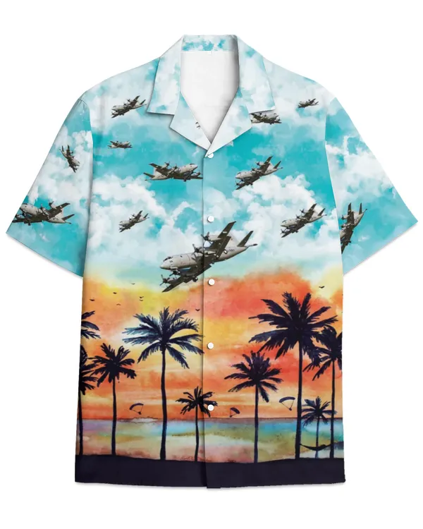 VP-9 Golden Eagles Patrol Nine 1A P3 Orion-1 Hawaiian Shirt MA1