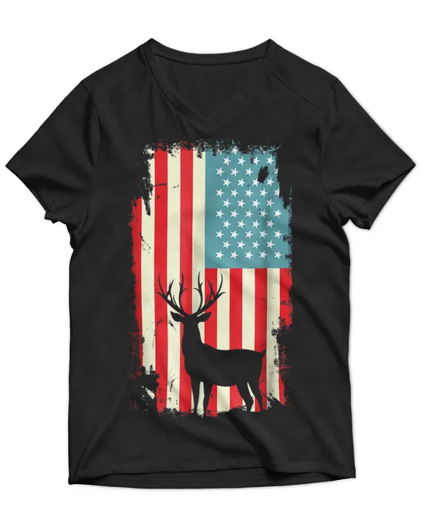Unisex Jersey SS V-Neck T-Shirt