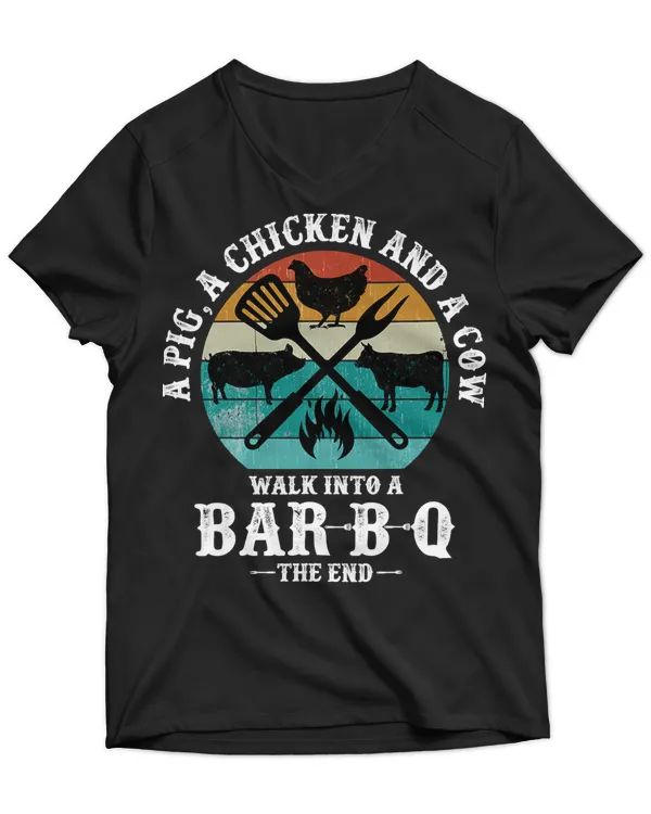 Unisex Jersey SS V-Neck T-Shirt