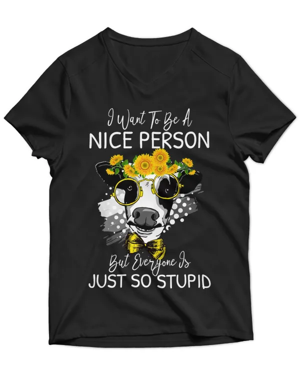 Unisex Jersey SS V-Neck T-Shirt