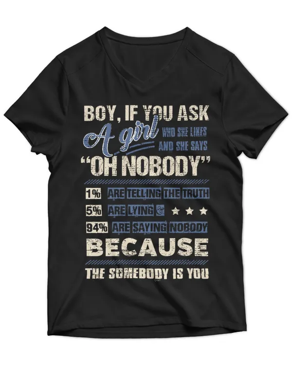 Unisex Jersey SS V-Neck T-Shirt