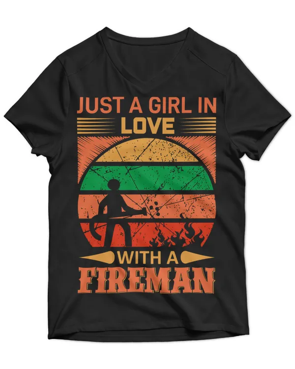 Unisex Jersey SS V-Neck T-Shirt