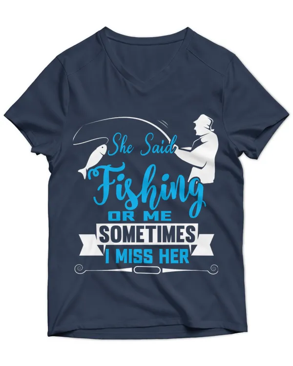 Unisex Jersey SS V-Neck T-Shirt