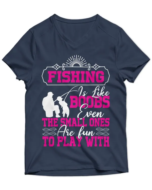 Unisex Jersey SS V-Neck T-Shirt